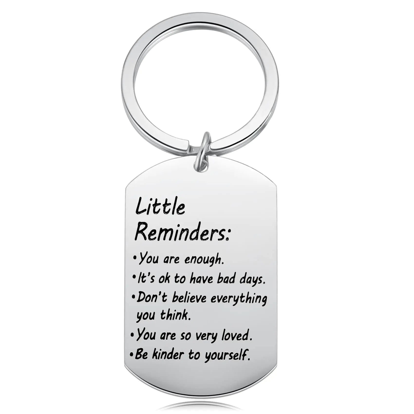 Daily Affirmation Inspiration Uplifting Keychain