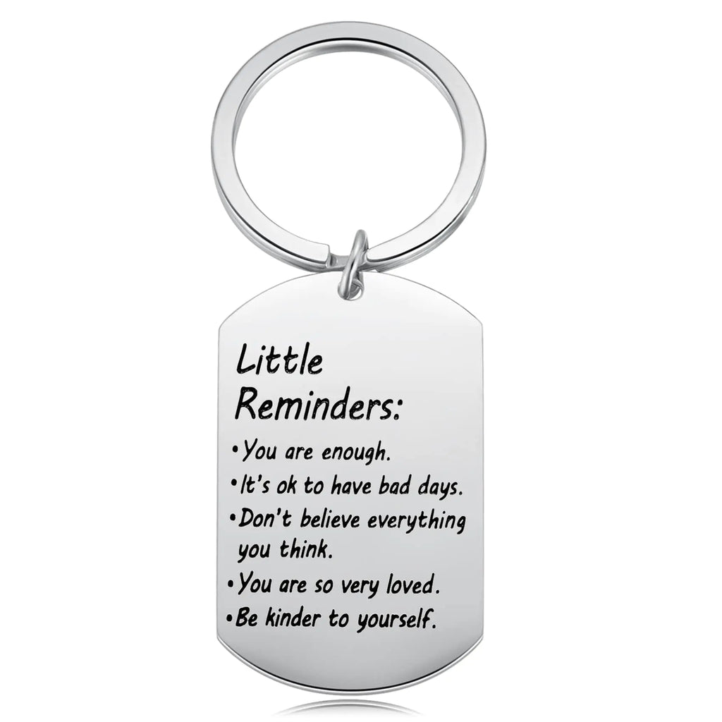 Daily Affirmation Inspiration Uplifting Keychain
